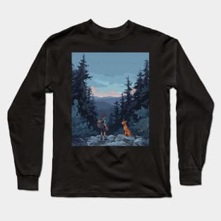 Calvin and Hobbes Humor Long Sleeve T-Shirt